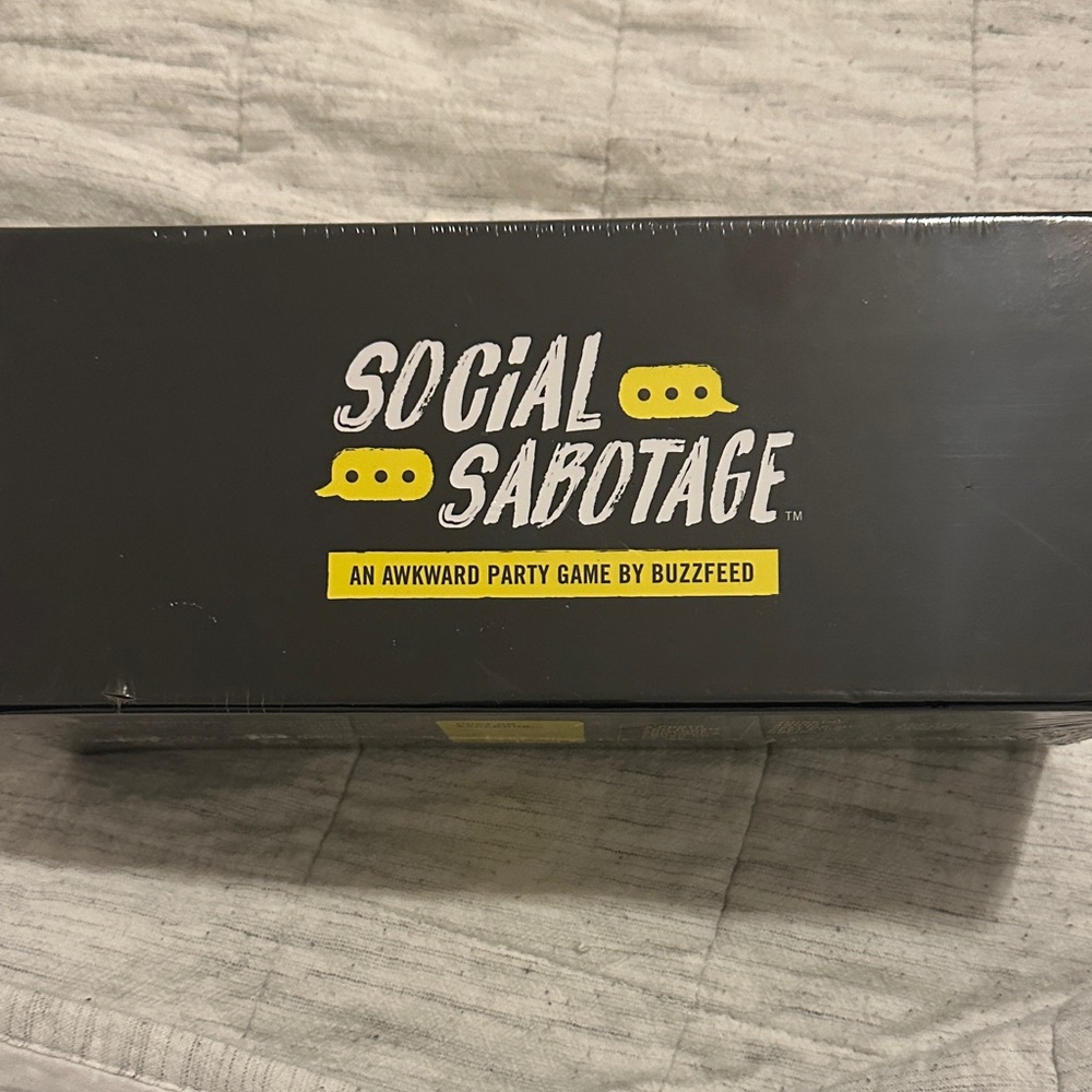 Social Sabotage Party Game unopened
